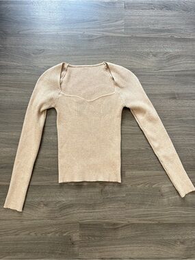 sweetheart neckline sweater